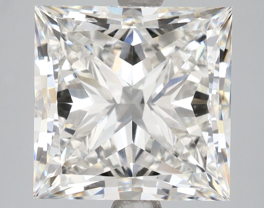 Lab-Grown Princess Diamond - 5.03 Carats, Fancy Intense Pink Color, VS1 Clarity - Certified by IGI - Report Number: LG658494433