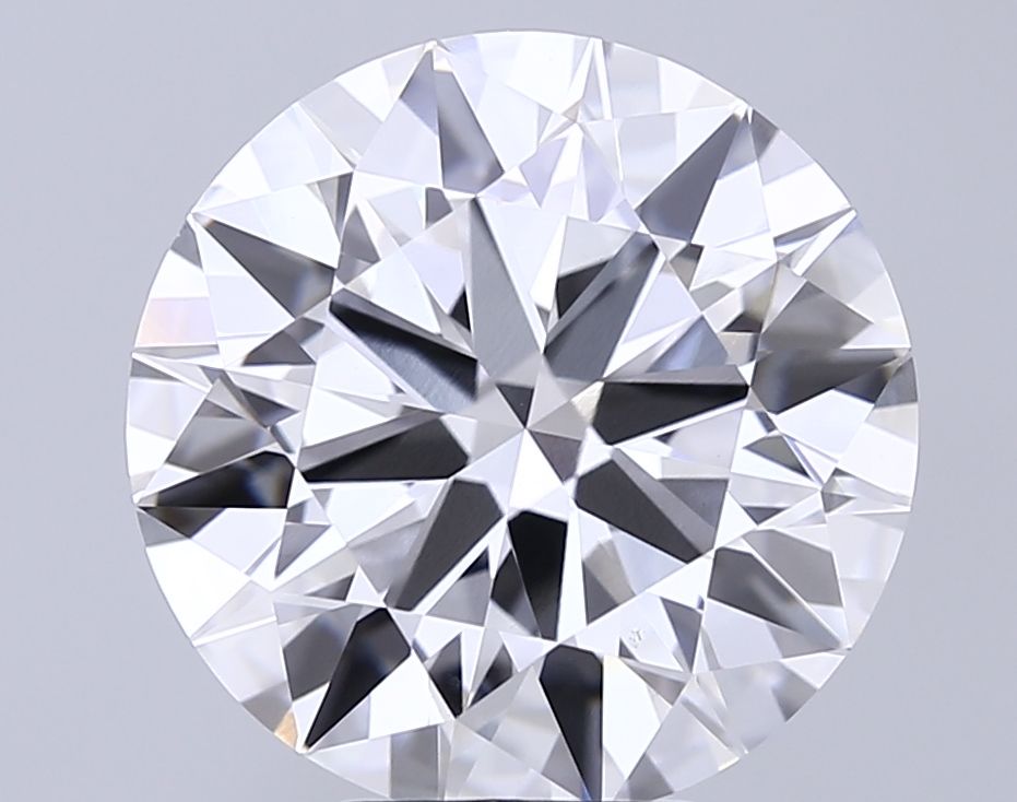Lab-Grown Round Diamond - 8.01 Carats, E Color, VS1 Clarity - Certified by IGI - Report Number: LG713514640