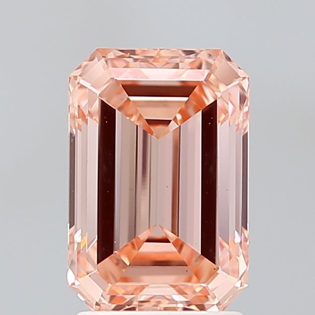Lab-Grown Emerald Diamond - 2.51 Carats, Fancy Intense Pink Color, VS1 Clarity - Certified by IGI - Report Number: LG681516105