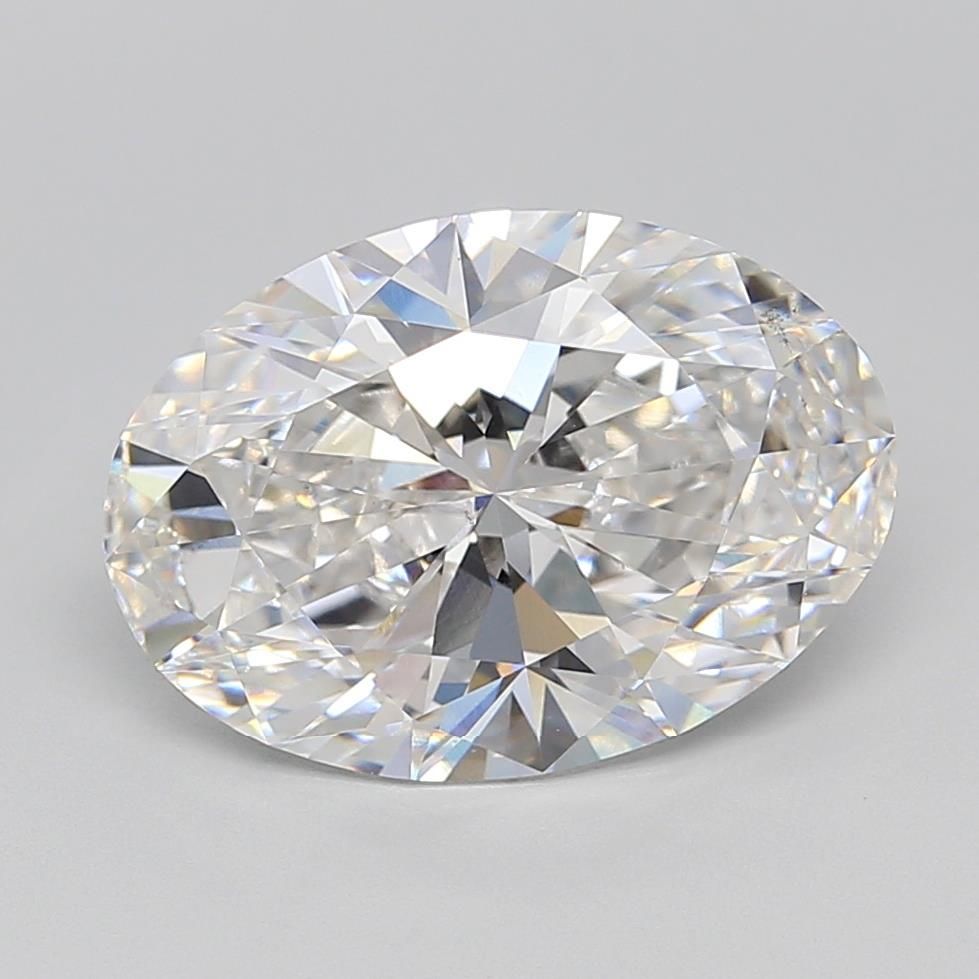 Lab-Grown Oval Diamond - 6.04 Carats, F Color, VS2 Clarity - Certified by IGI - Report Number: LG621445754