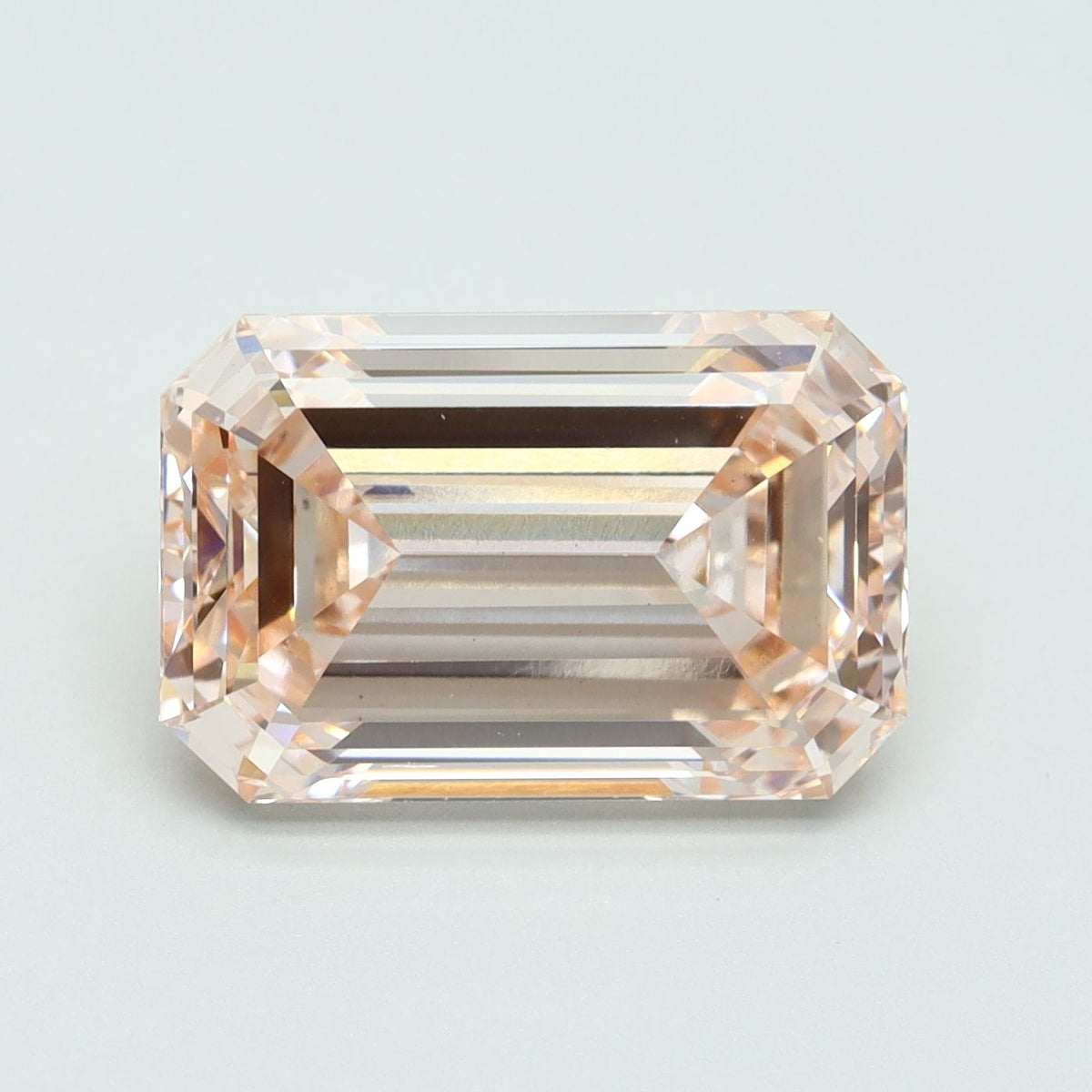 Lab-Grown Emerald Diamond - 6.04 Carats, Fancy Pink Color, VS2 Clarity - Certified by IGI - Report Number: LG612341900