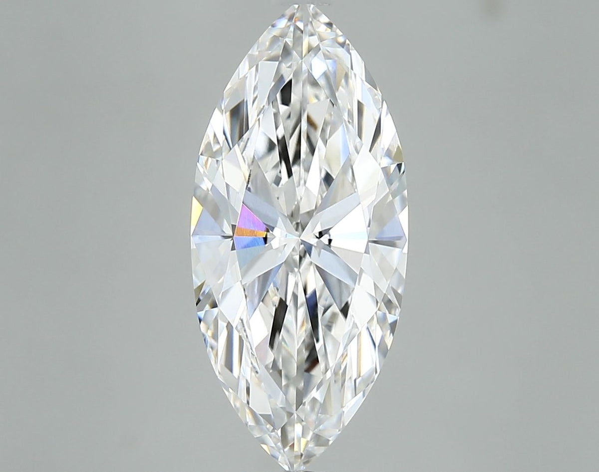 Lab-Grown Marquise Diamond - 3.54 Carats, D Color, VVS2 Clarity - Certified by IGI - Report Number: LG700587336