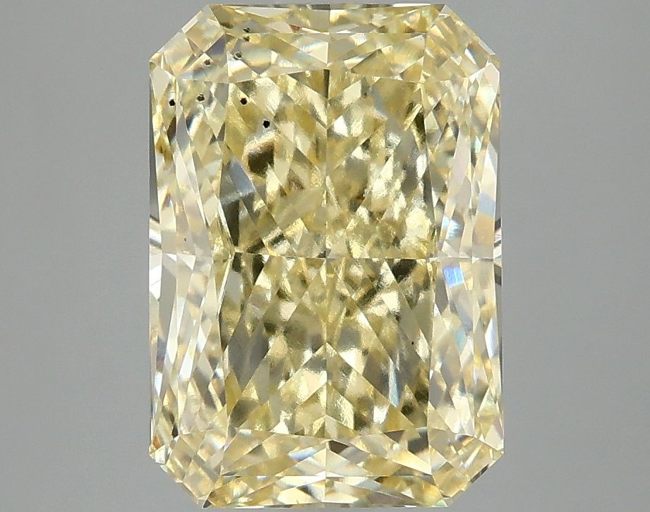 Lab-Grown Radiant Diamond - 4.0 Carats, Fancy Intense Yellow Color, VS2 Clarity - Certified by IGI - Report Number: LG669479291