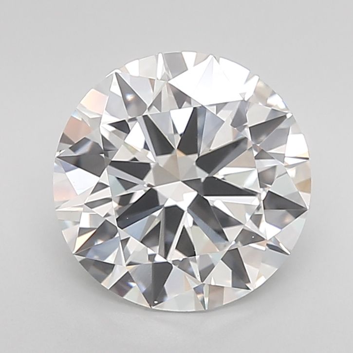 Lab-Grown Round Diamond - 3.01 Carats, E Color, VS2 Clarity - Certified by IGI - Report Number: LG717596898