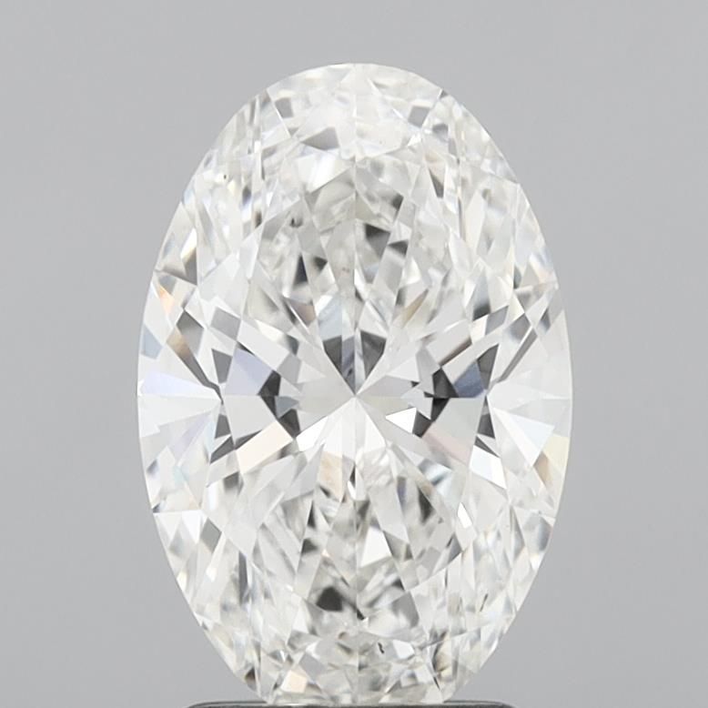Lab-Grown Oval Diamond - 2.06 Carats, F Color, VVS2 Clarity - Certified by IGI - Report Number: LG719516456
