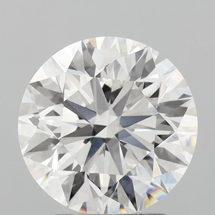 Lab-Grown Round Diamond - 3.53 Carats, F Color, VVS2 Clarity - Certified by IGI - Report Number: LG717543223