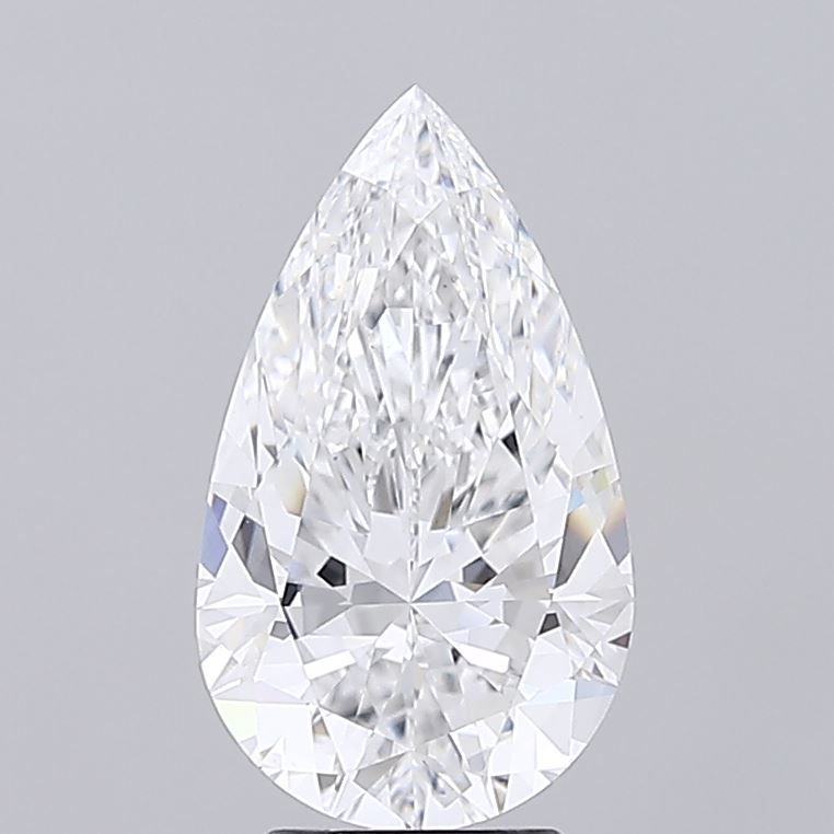 Lab-Grown Pear Diamond - 3.56 Carats, E Color, VS1 Clarity - Certified by IGI - Report Number: LG715588772