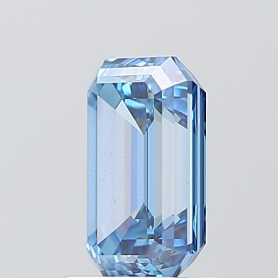 Lab-Grown Emerald Diamond - 1.04 Carats, Fancy Vivid Blue Color, VVS1 Clarity - Certified by IGI - Report Number: LG574357376