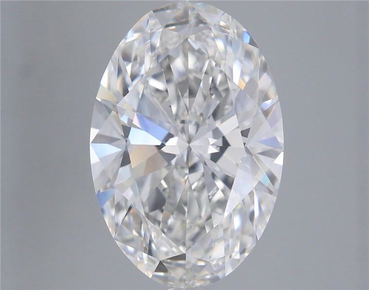 Lab-Grown Oval Diamond - 6.15 Carats, F Color, VS1 Clarity - Certified by IGI - Report Number: LG670446660