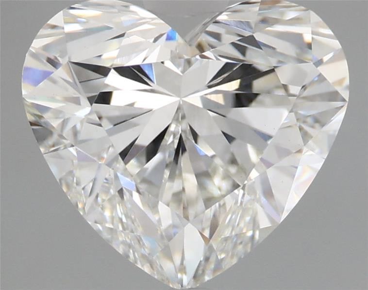 Lab-Grown Heart Diamond - 3.52 Carats, F Color, VVS2 Clarity - Certified by IGI - Report Number: LG665423293