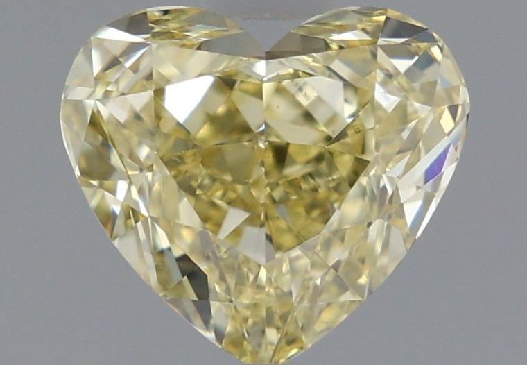 Lab-Grown Heart Diamond - 1.33 Carats, Fancy Intense Yellow Color, VS1 Clarity - Certified by IGI - Report Number: LG665431830