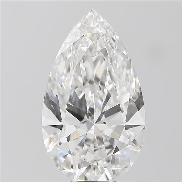Lab-Grown Pear Diamond - 8.02 Carats, F Color, VS1 Clarity - Certified by IGI - Report Number: LG687506542