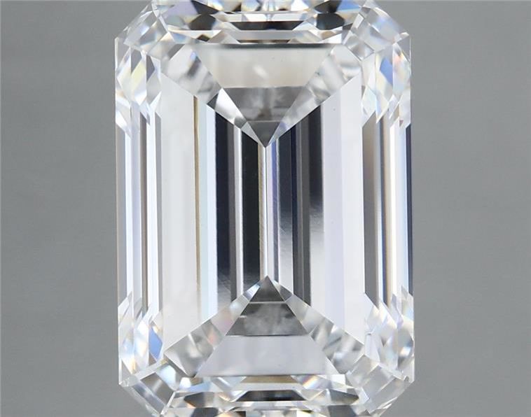 Lab-Grown Emerald Diamond - 8.08 Carats, E Color, VVS2 Clarity - Certified by IGI - Report Number: LG694572535