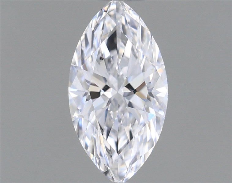 Lab-Grown Marquise Diamond - 0.38 Carats, D Color, VVS2 Clarity - Certified by IGI - Report Number: LG588353724