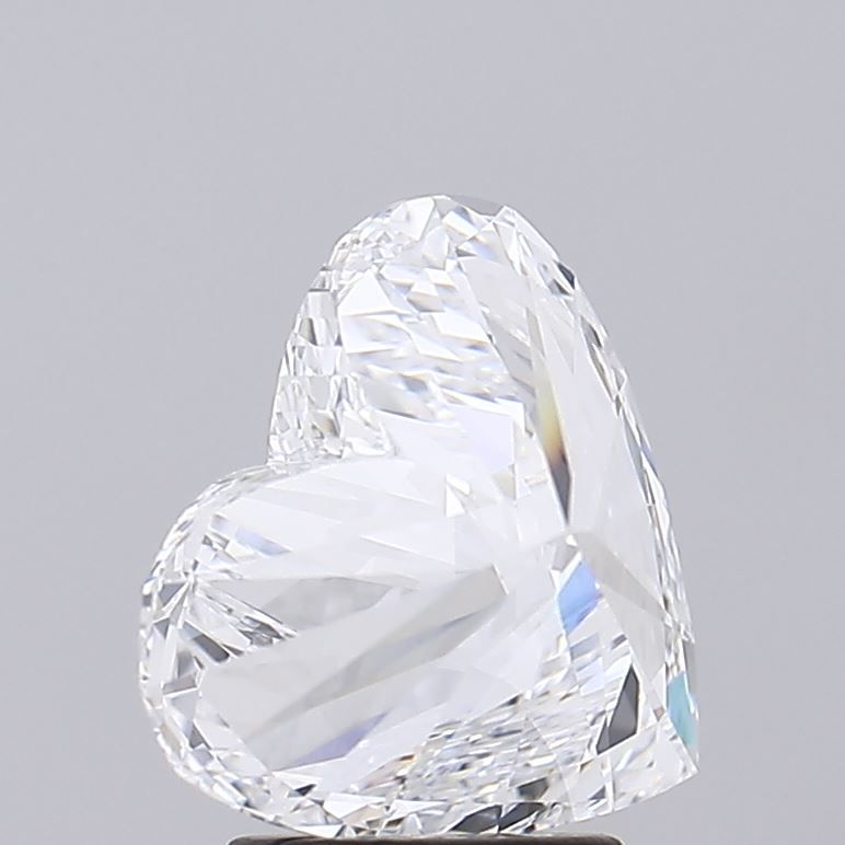 Lab-Grown Heart Diamond - 3.52 Carats, D Color, VVS1 Clarity - Certified by IGI - Report Number: LG597390142