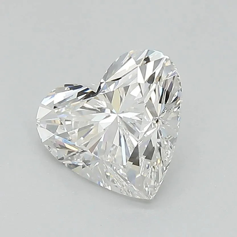 Lab-Grown Heart Diamond - 1.54 Carats, F Color, VVS2 Clarity - Sustainable Luxury and Dazzling Brilliance-IGI·Certified