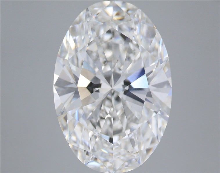 Lab-Grown Oval Diamond - 7.06 Carats, F Color, VVS2 Clarity - Certified by IGI - Report Number: LG689578845