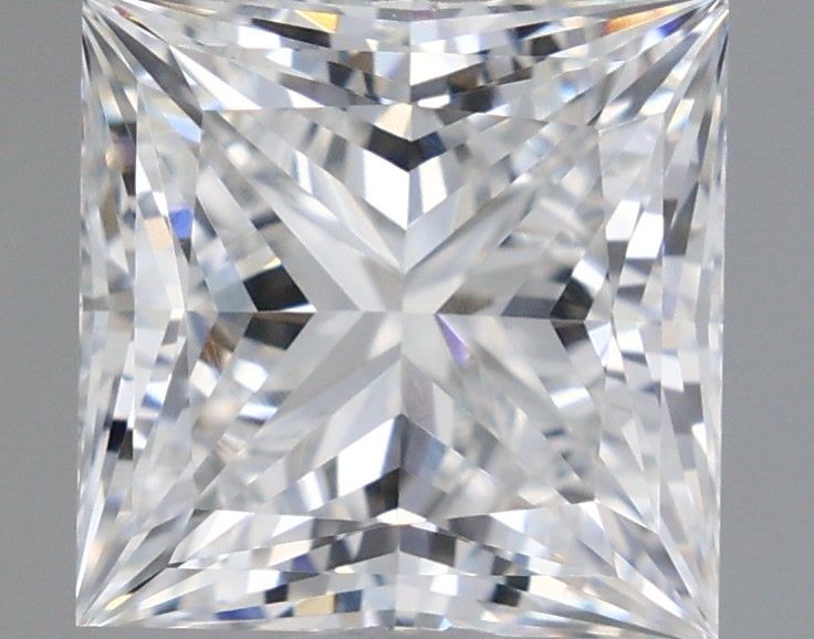 Lab-Grown Princess Diamond - 1.51 Carats, F Color, VVS2 Clarity - Certified by IGI - Report Number: LG653412610
