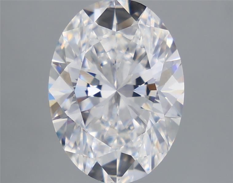 Lab-Grown Oval Diamond - 4.02 Carats, E Color, VVS2 Clarity - Certified by IGI - Report Number: LG710552044