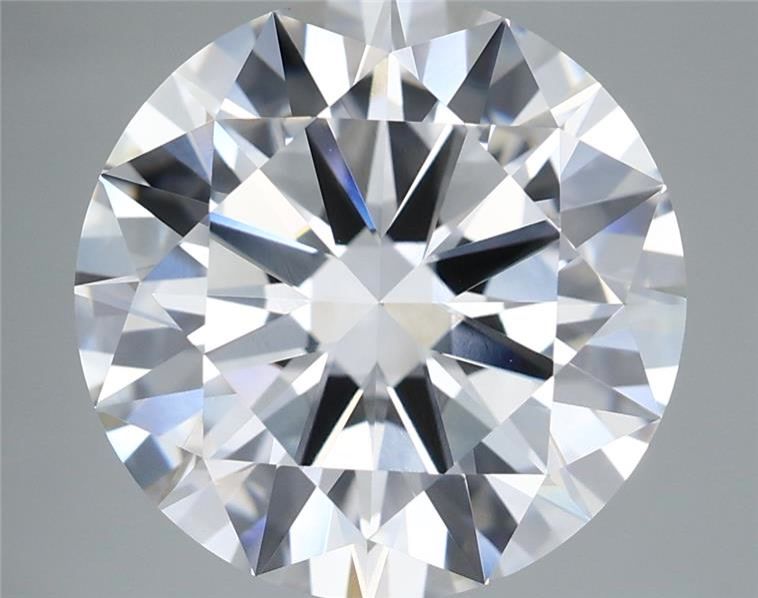 Lab-Grown Round Diamond - 6.09 Carats, E Color, VVS2 Clarity - Certified by IGI - Report Number: LG689528412