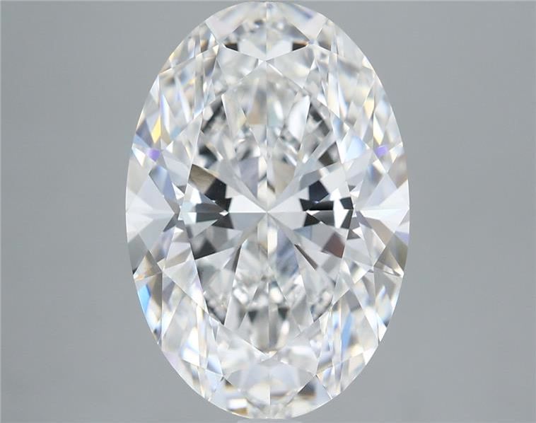 Lab-Grown Oval Diamond - 6.06 Carats, F Color, VVS2 Clarity - Certified by IGI - Report Number: LG680539122