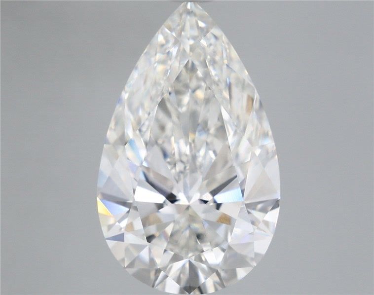 Lab-Grown Pear Diamond - 6.01 Carats, F Color, VVS2 Clarity - Certified by IGI - Report Number: LG680591733