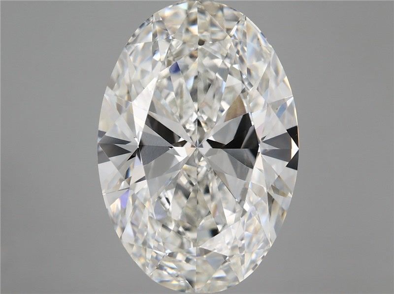 Lab-Grown Oval Diamond - 8.05 Carats, F Color, VVS2 Clarity - Certified by IGI - Report Number: LG689578838