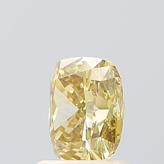 Lab-Grown Cushion Diamond - 1.17 Carats, Fancy Intense Brownish Yellow Color, VS2 Clarity - Certified by IGI - Report Number: LG608365187