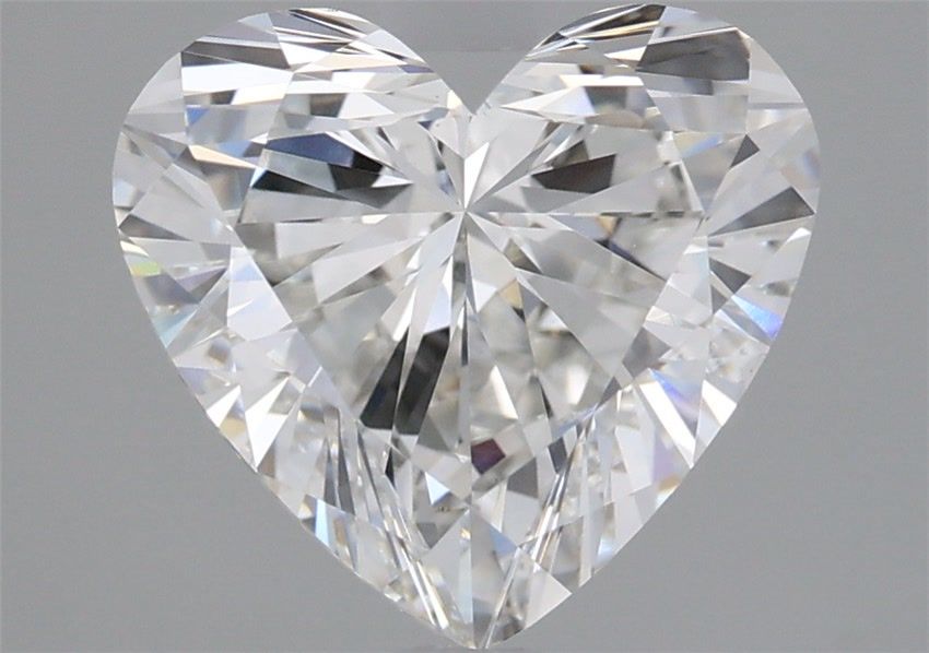 Lab-Grown Heart Diamond - 2.51 Carats, F Color, VVS2 Clarity - Certified by IGI - Report Number: LG671440992