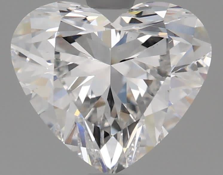 Lab-Grown Heart Diamond - 2.57 Carats, F Color, VS1 Clarity - Certified by IGI - Report Number: LG646451351