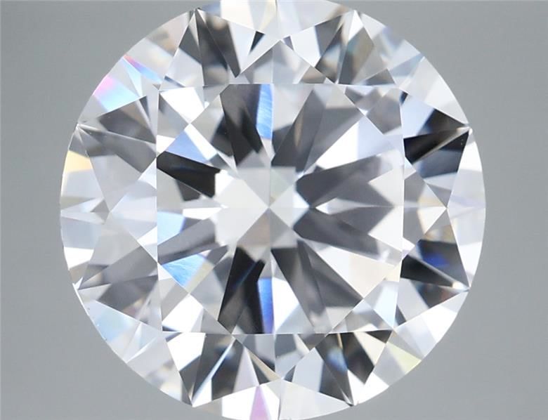 Lab-Grown Round Diamond - 6.41 Carats, E Color, VVS2 Clarity - Certified by IGI - Report Number: LG687522817