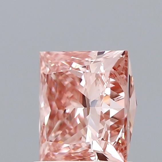 Lab-Grown Princess Diamond - 1.51 Carats, Fancy Vivid Pink Color, VS2 Clarity - Certified by IGI - Report Number: LG569314351