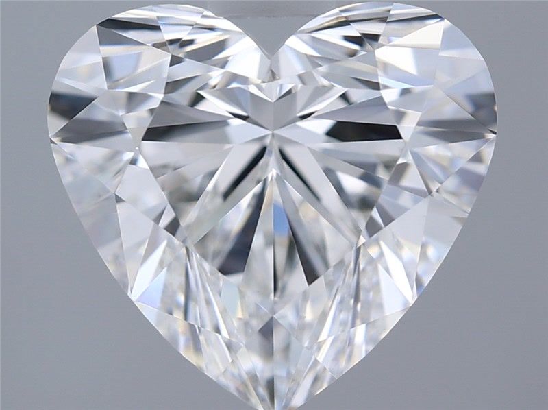 Lab-Grown Heart Diamond - 2.51 Carats, E Color, VVS2 Clarity - Certified by IGI - Report Number: LG680522144