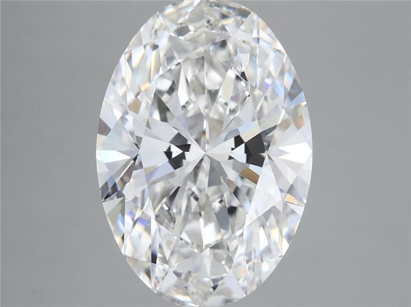 Lab-Grown Oval Diamond - 5.04 Carats, F Color, VS2 Clarity - Certified by IGI - Report Number: LG681576271