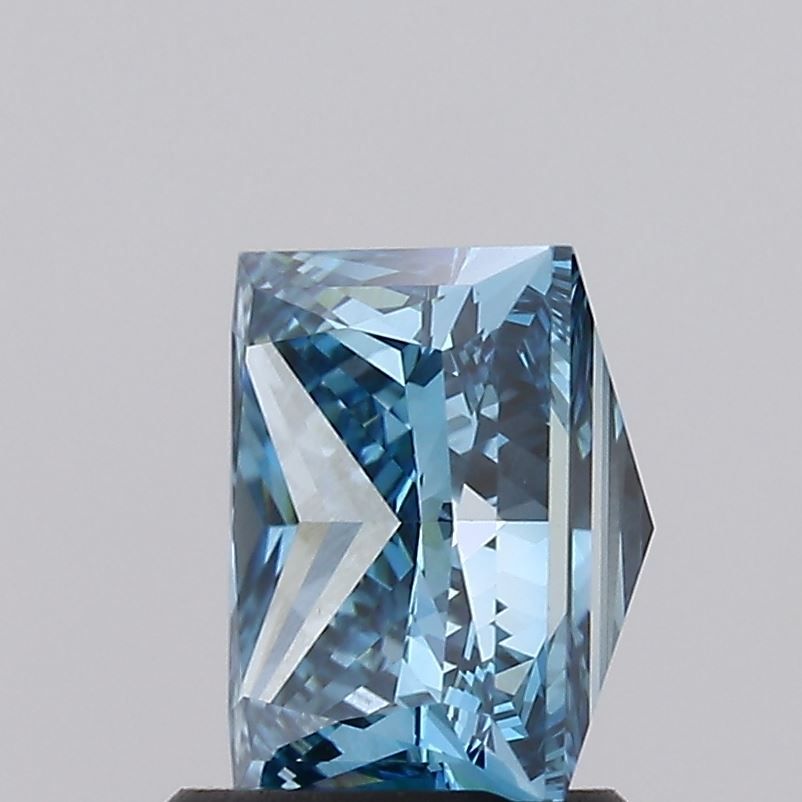 Lab-Grown Princess Diamond - 2.07 Carats, Fancy Vivid Greenish Blue Color, VS1 Clarity - Certified by IGI - Report Number: LG476153722