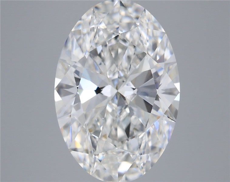 Lab-Grown Oval Diamond - 7.04 Carats, E Color, VS2 Clarity - Certified by IGI - Report Number: LG689531165