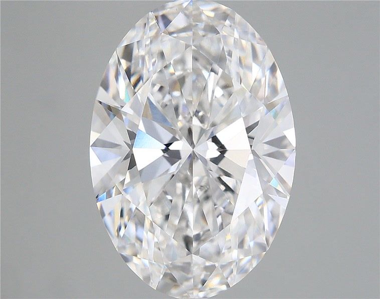 Lab-Grown Oval Diamond - 6.17 Carats, E Color, VS1 Clarity - Certified by IGI - Report Number: LG671437714