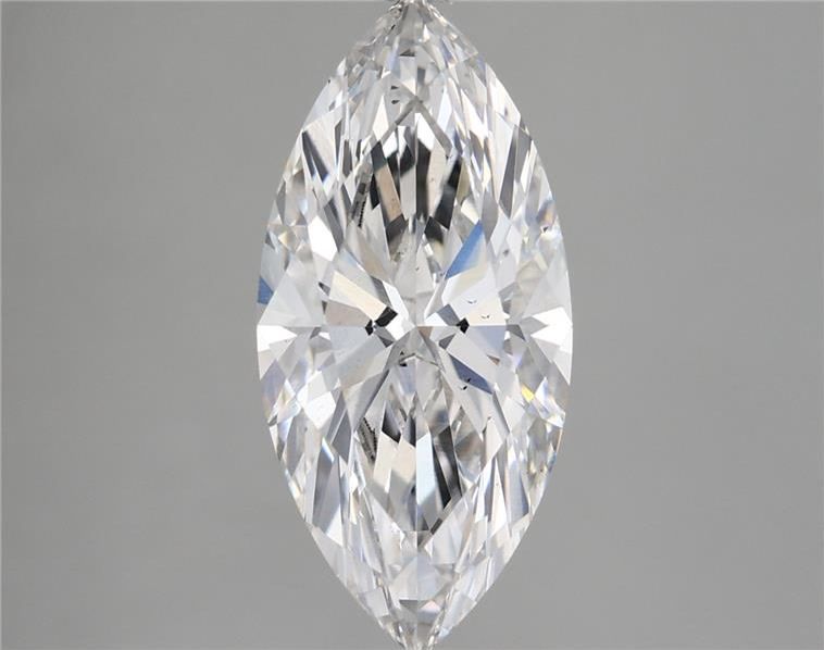 Lab-Grown Marquise Diamond - 3.05 Carats, F Color, VS2 Clarity - Certified by IGI - Report Number: LG660489596