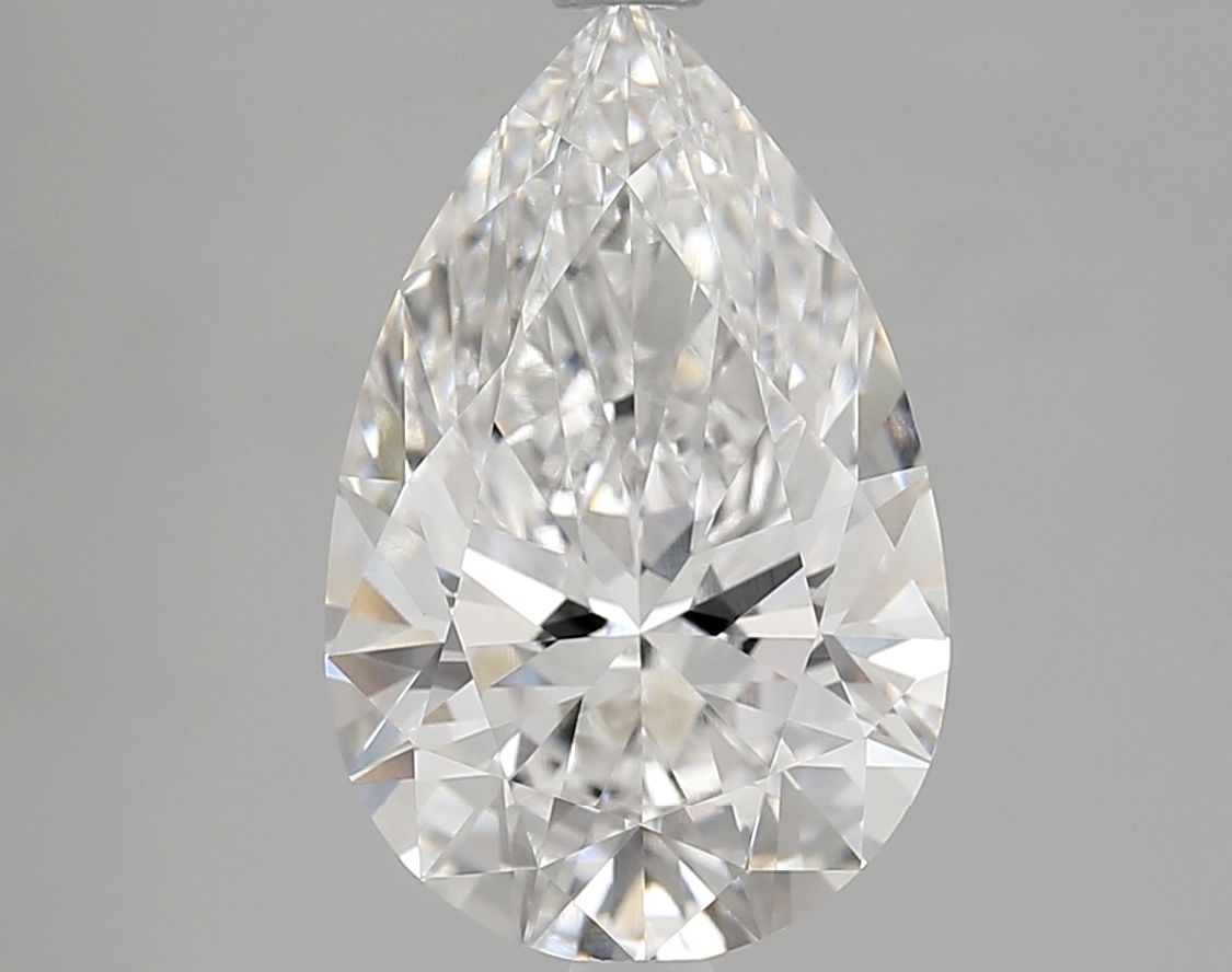 Lab-Grown Pear Diamond - 3.53 Carats, E Color, VVS2 Clarity - Certified by IGI - Report Number: LG695521625