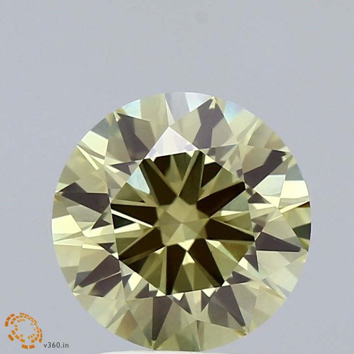Lab-Grown Round Diamond - 1.98 Carats, Fancy Intense Green Color, VVS2 Clarity - Certified by IGI - Report Number: LG662480172
