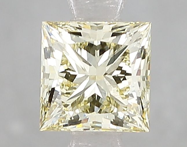 Lab-Grown Princess Diamond - 1.05 Carats, Fancy Yellow Color, VS1 Clarity - Certified by IGI - Report Number: LG658481083