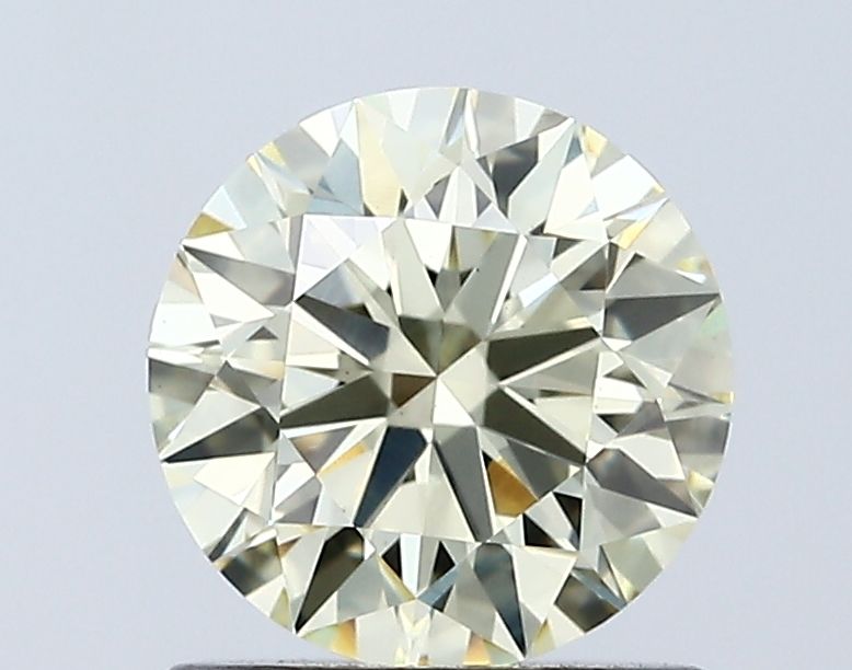 Lab-Grown Round Diamond - 1.04 Carats, Fancy Yellow Color, VVS2 Clarity - Certified by IGI - Report Number: LG671433217