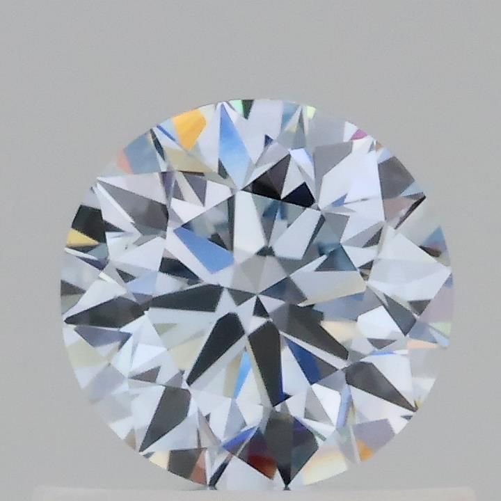 Lab-Grown Round Diamond - 0.59 Carats, Fancy Blue Color, VS2 Clarity - Certified by IGI - Report Number: LG687573235