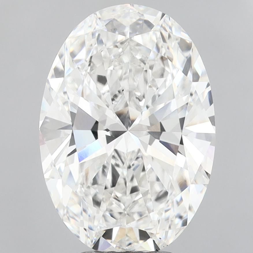 Lab-Grown Oval Diamond - 5.01 Carats, F Color, VS2 Clarity - Certified by IGI - Report Number: LG687502289