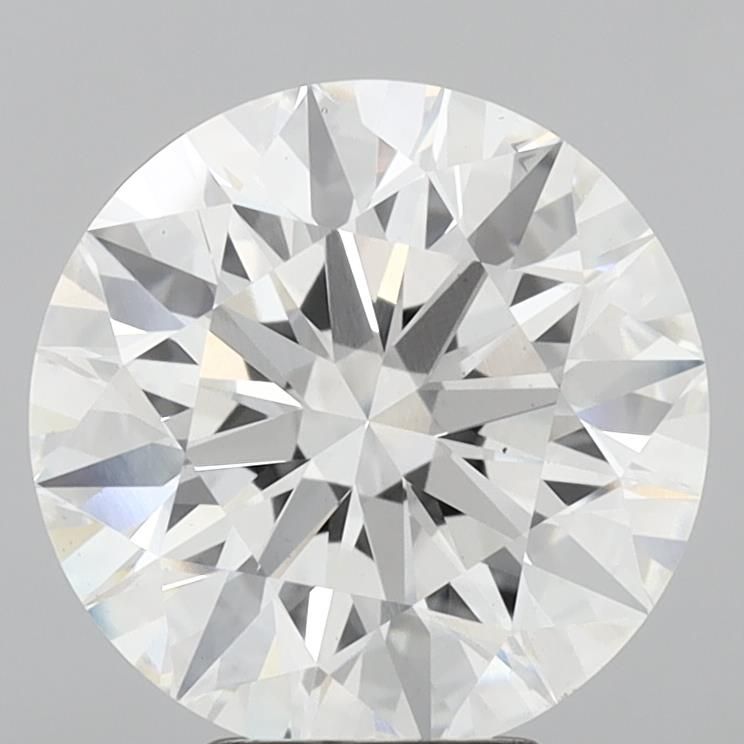 Lab-Grown Round Diamond - 5.03 Carats, F Color, VS2 Clarity - Certified by IGI - Report Number: LG717507687