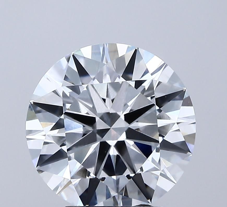 Lab-Grown Round Diamond - 3.51 Carats, E Color, VVS2 Clarity - Certified by IGI - Report Number: LG687592194