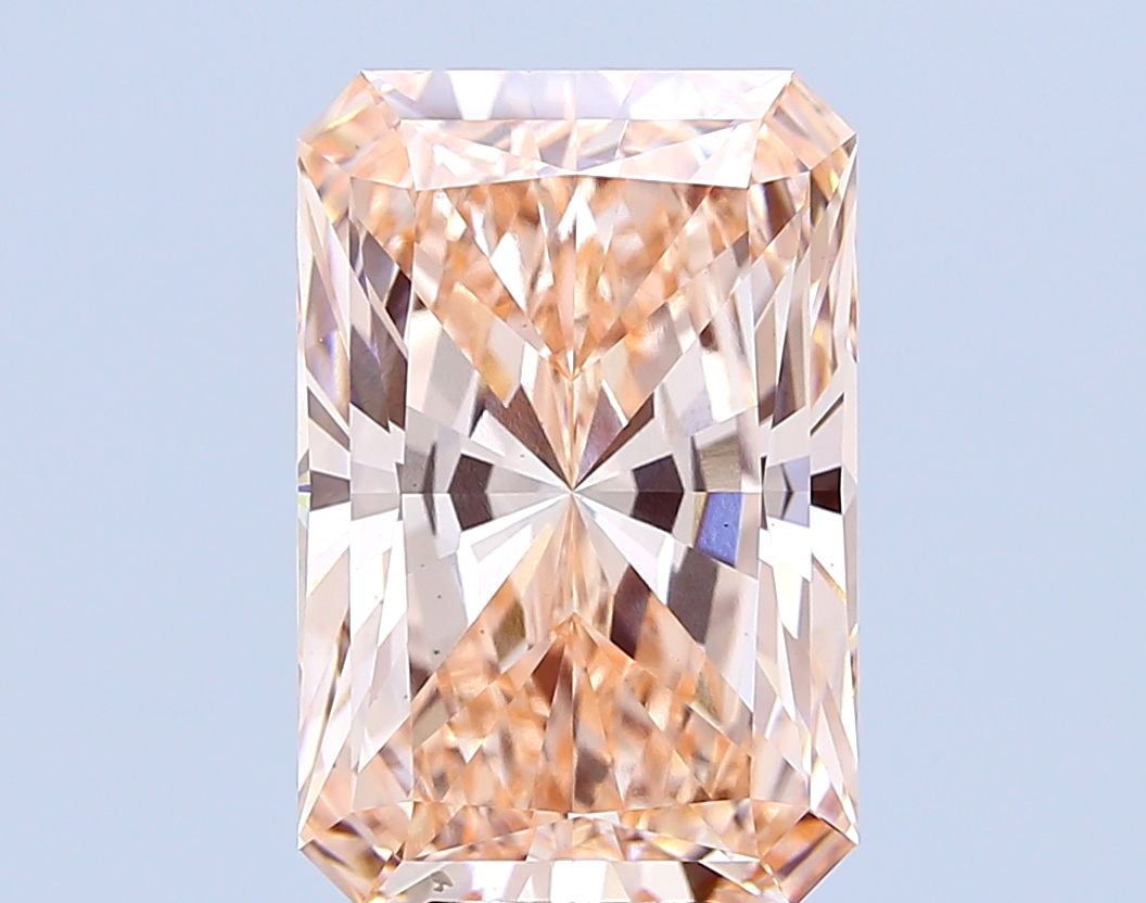 Lab-Grown Radiant Diamond - 8.15 Carats, Fancy Intense Pink Color, VS2 Clarity - Certified by IGI - Report Number: LG614338475