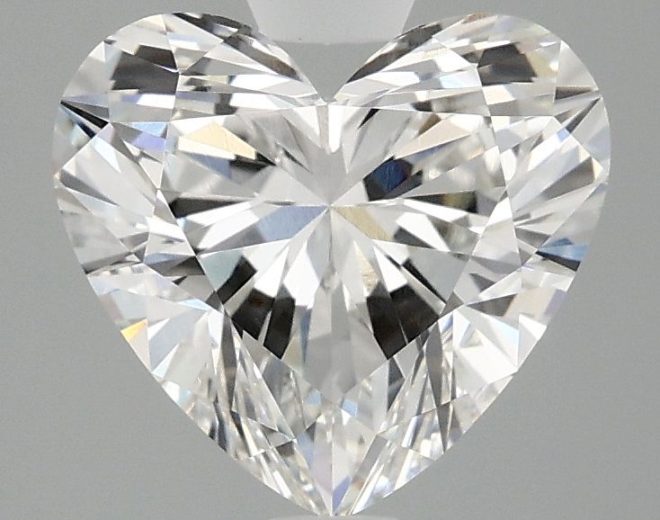 Lab-Grown Heart Diamond - 2.02 Carats, F Color, VVS2 Clarity - Certified by IGI - Report Number: LG687552838