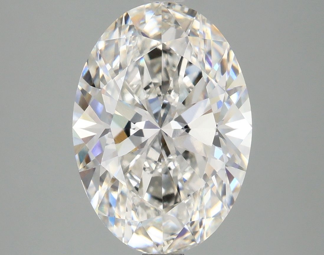 Lab-Grown Oval Diamond - 4.09 Carats, F Color, VVS2 Clarity - Certified by IGI - Report Number: LG680510903