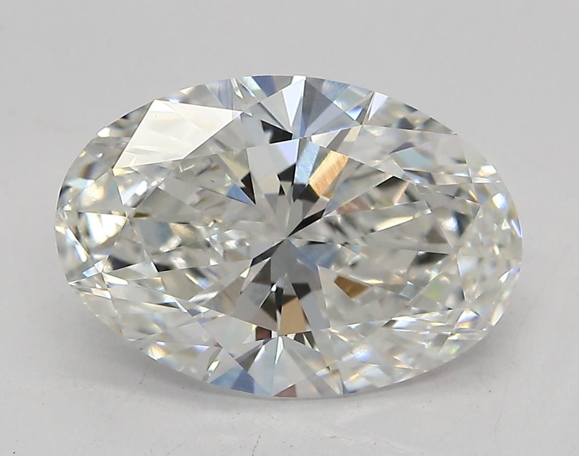 Lab-Grown Oval Diamond - 3.04 Carats, F Color, VVS2 Clarity - Certified by IGI - Report Number: LG681577350